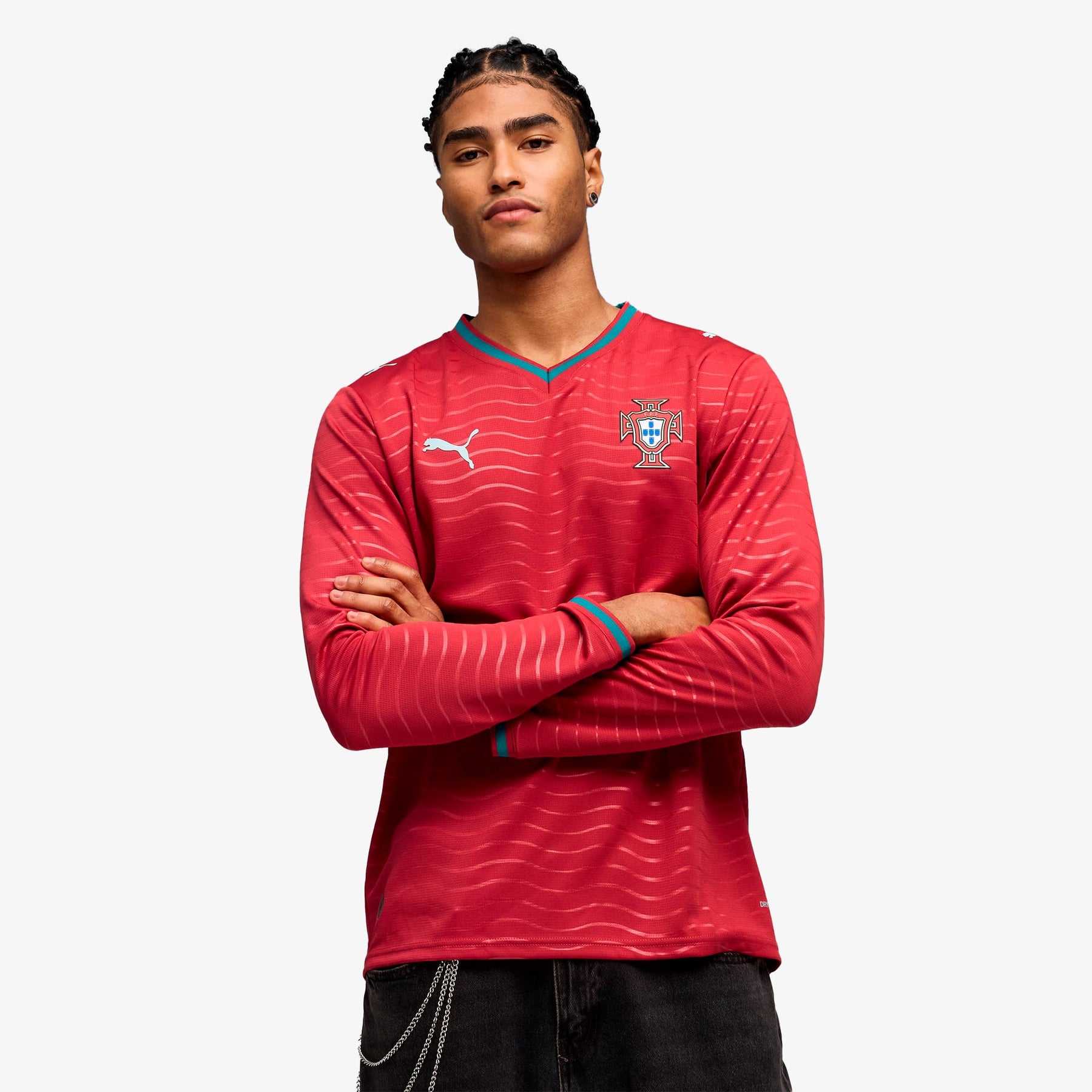 Portugal FPF 2026 Home Jersey - Long Sleeve