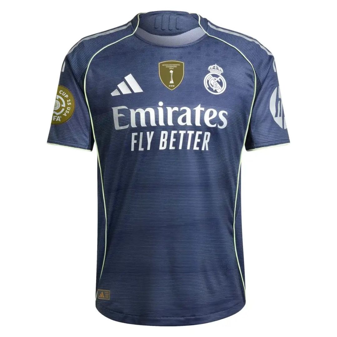 Real Madrid away 25/26 Patch Club World Cup