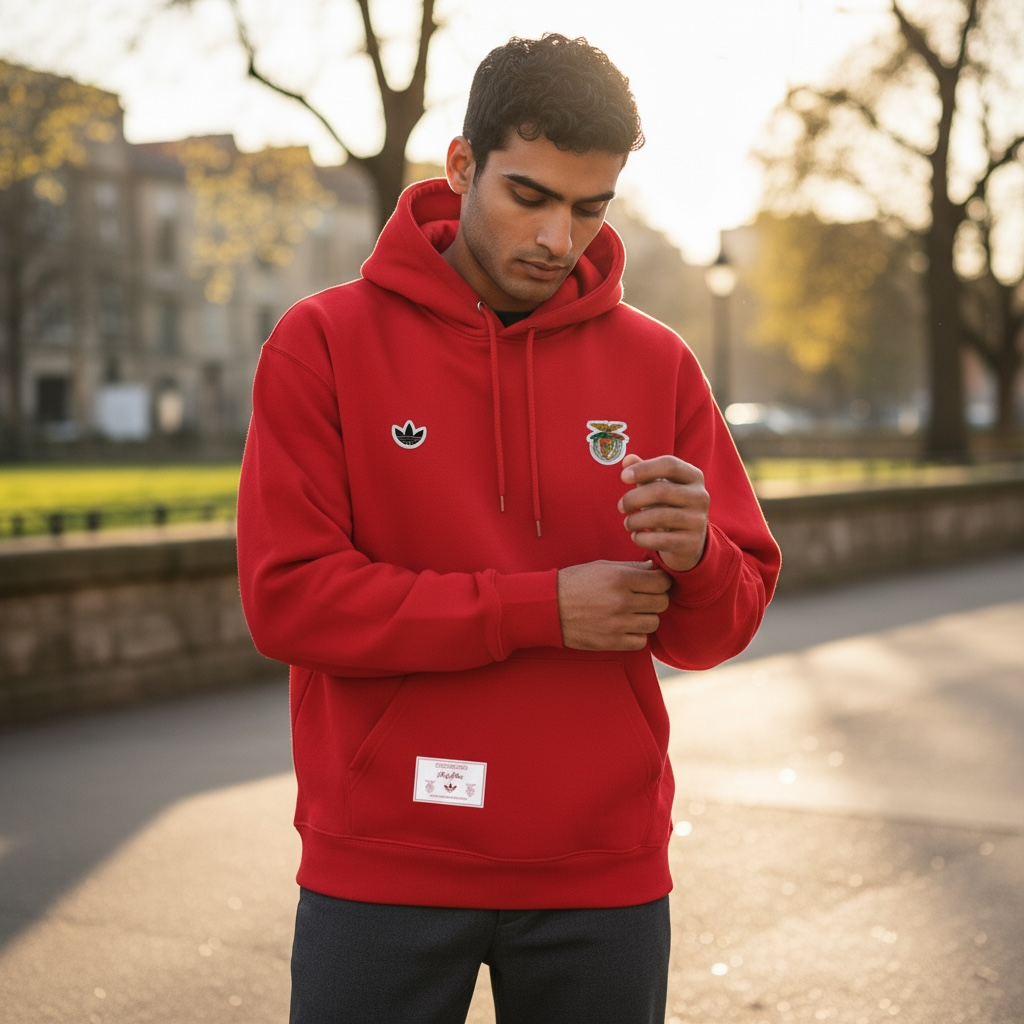 Casaco/Blusão Benfica SLB Sweat-shirt com Capuz Originals 25/26 - (Várias Cores)🔥