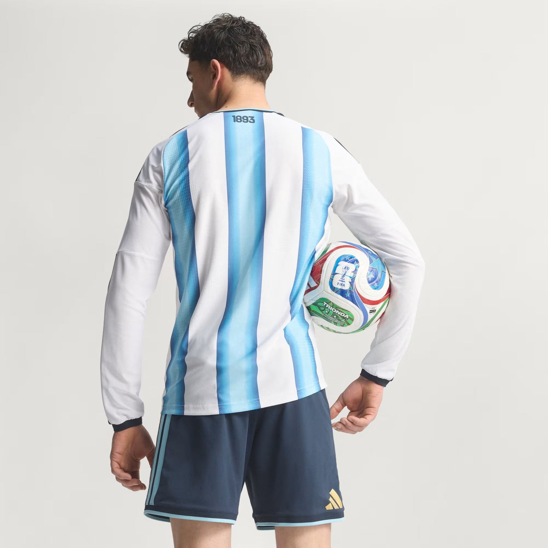 Argentina Home Long Sleeve Fan Jersey Shirt 2026 World Cup