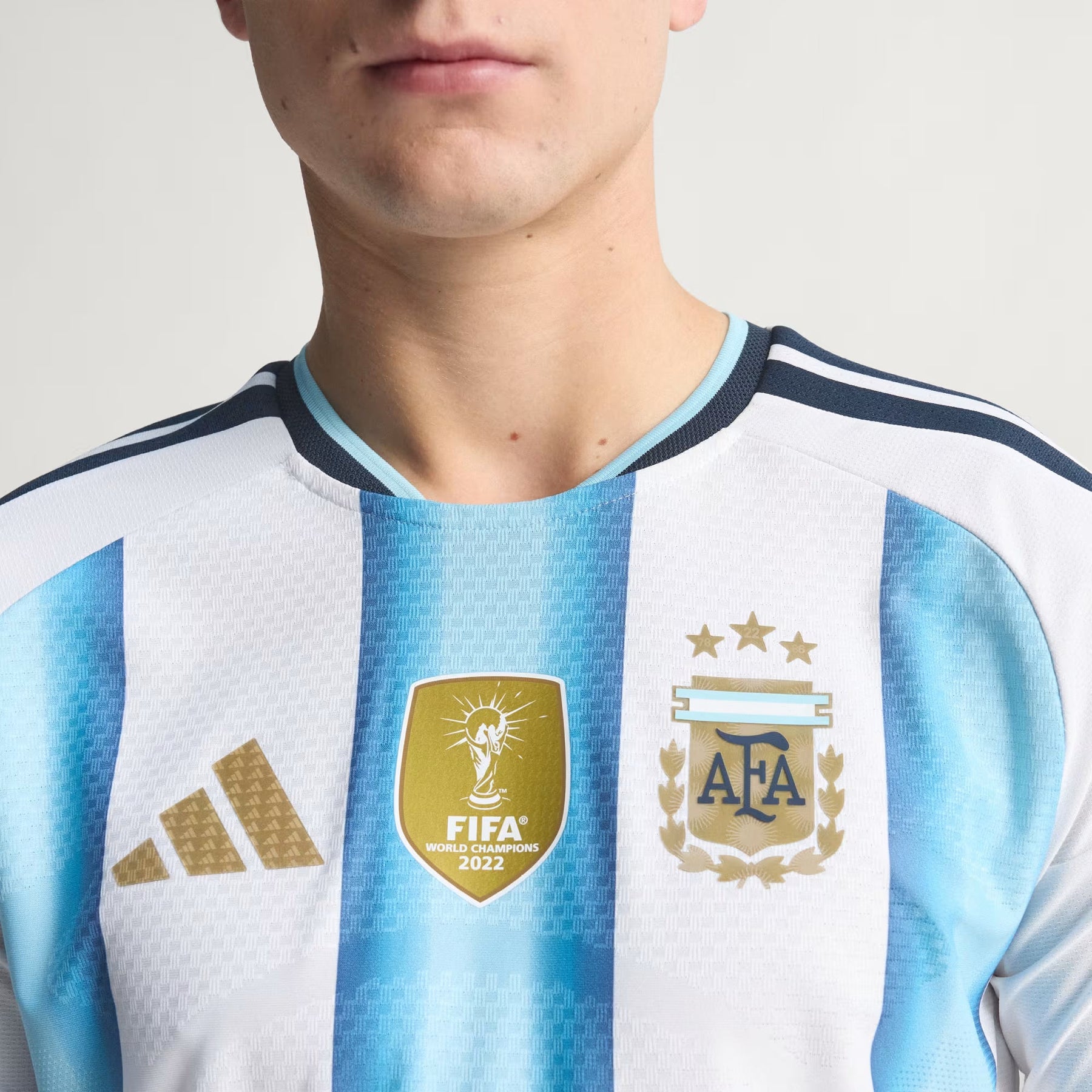 Argentina Home Long Sleeve Fan Jersey Shirt 2026 World Cup