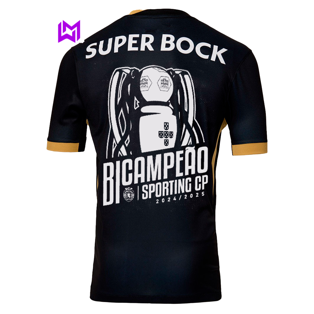 Conjunto Infantil Sporting Terceiro “7” Ronaldo BICAMPEÃO 2024/25 - MODELO EXCLUSIVO! 🦁🏆