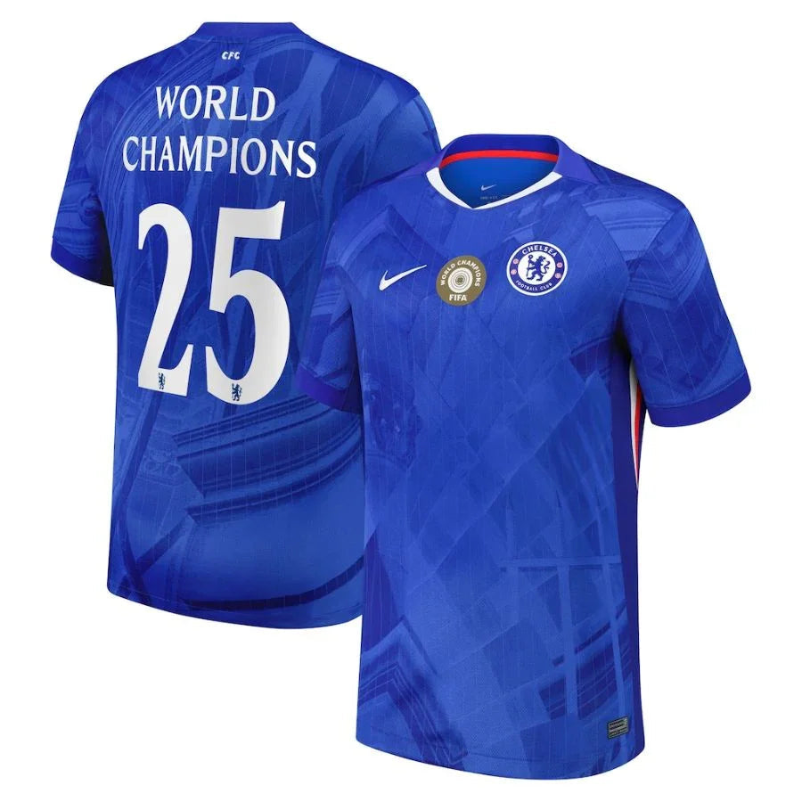 Chelsea Home Fan Jersey 2025/26 - Patchs World Champions 25 chest badge