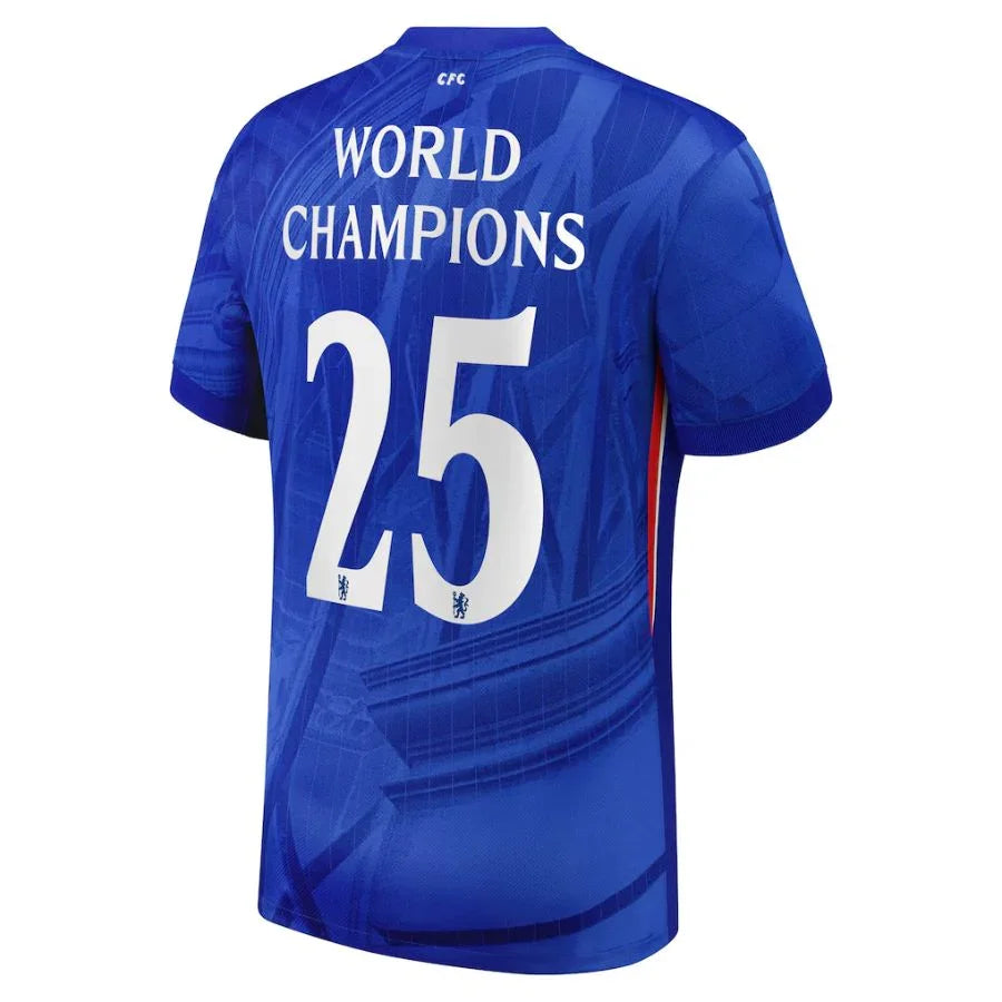 Chelsea Home Fan Jersey 2025/26 - Patchs World Champions 25 chest badge