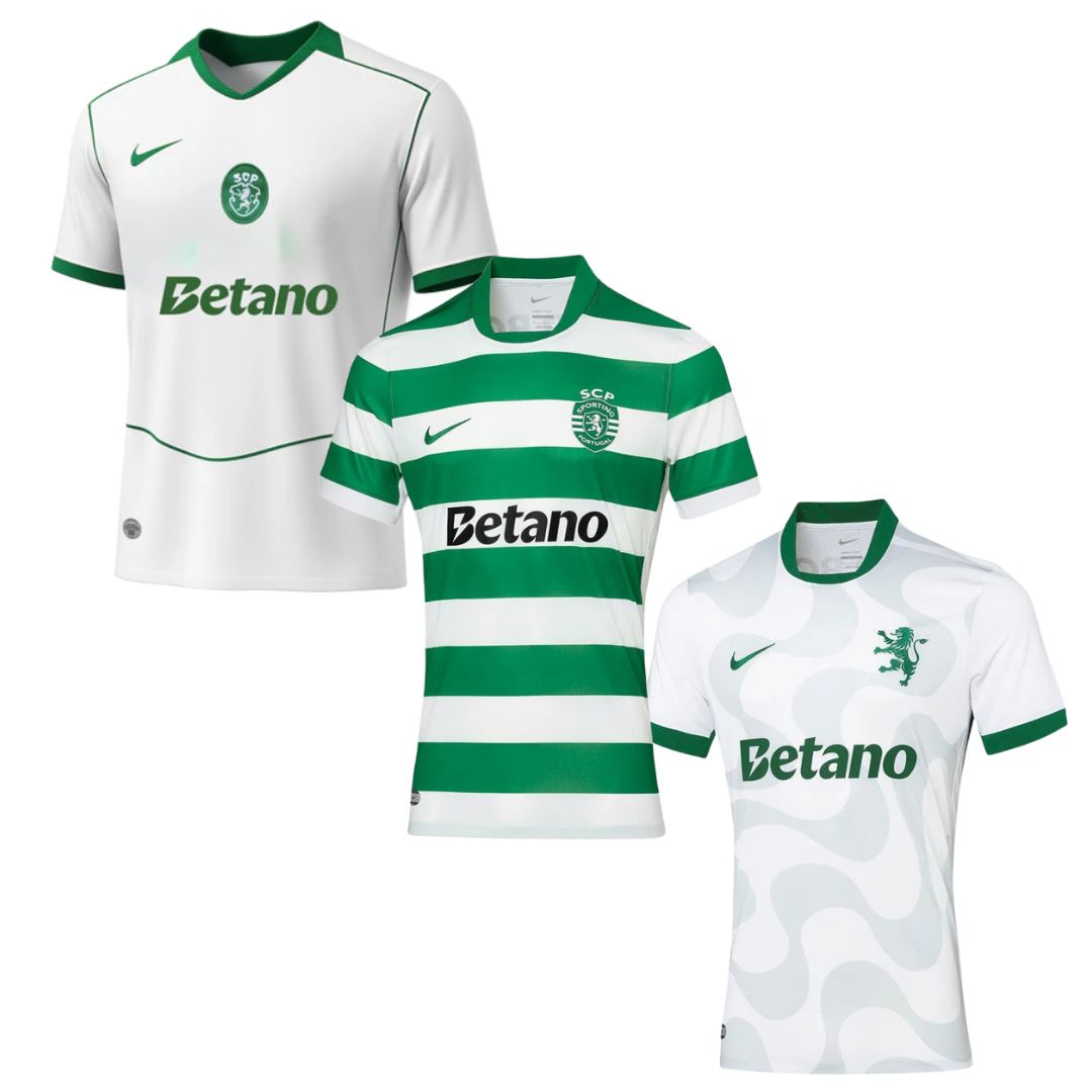 Sporting Fan Jersey Home, Away and Third 2025/26 - Kit 3 Fan Jersey
