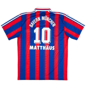 Matthäus #10 Bayern Munich Home Retro Jersey 1995/97