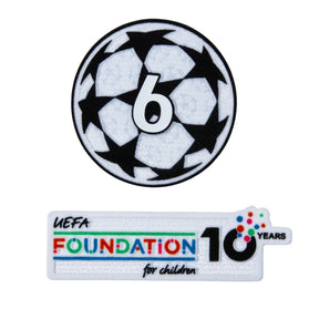 Bayern München Home Fan Jersey 2025/26 Patches UCL + 10th Anniversary UEFA Foundation