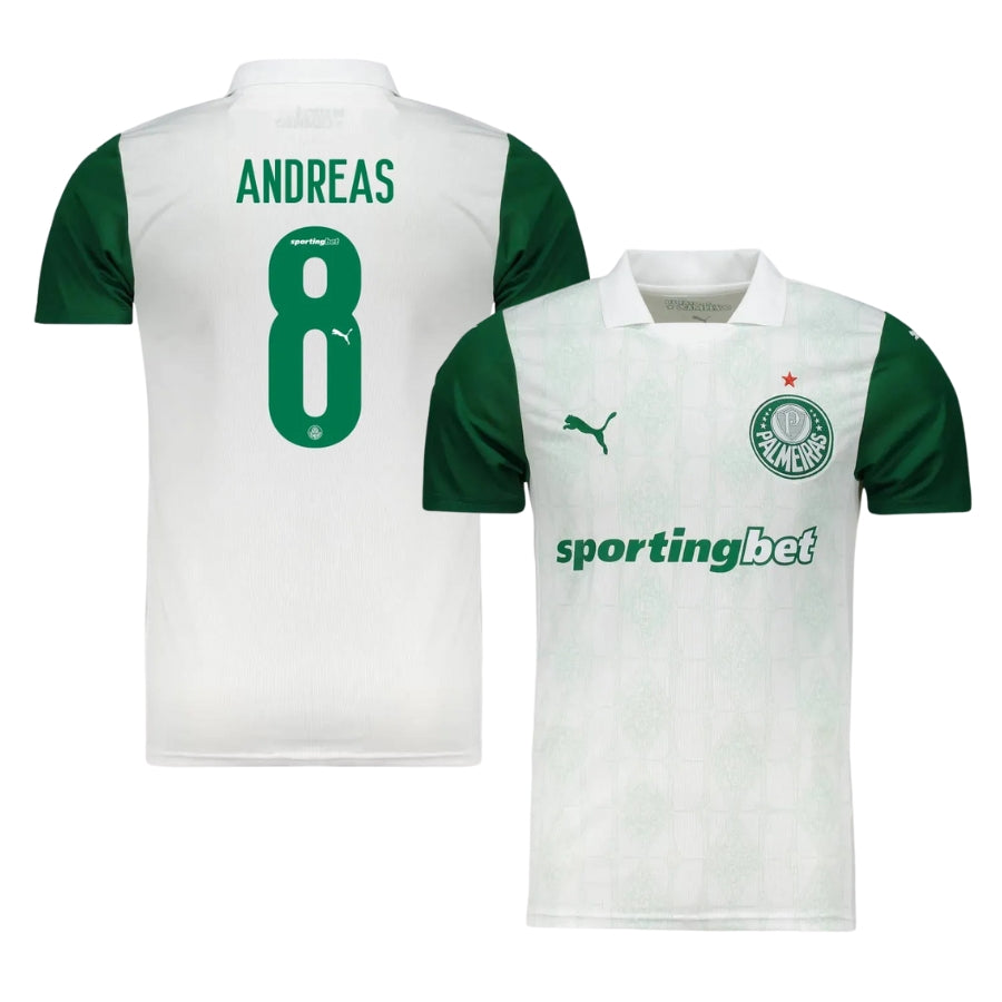 Palmeiras Away Andreas 8 Fan Jersey 2025/26