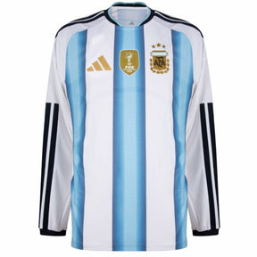 Argentina Home Long Sleeve Fan Jersey Shirt 2026 World Cup