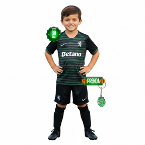 🎄 Conjunto infantil Sporting CHRISTIMAS KIT - especial natal 2025/26 verde e preto🎄