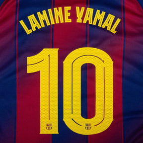 Barcelona Lamine Yamal 10 Home Fan Jersey 2025/26 - La Liga Patch