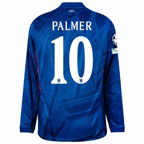 Chelsea Home Long Sleeve Fan Jersey 2025/26 - Patchs Club World Cup UCL UEFA (Official Printing)