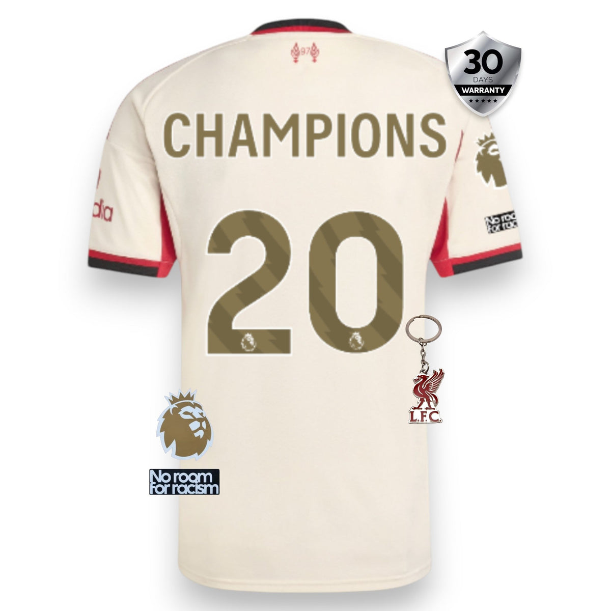 Liverpool Away Jersey 2025/26 - CHAMPIONS #20