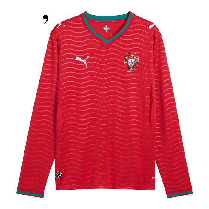Portugal FPF 2026 Home Jersey - Long Sleeve